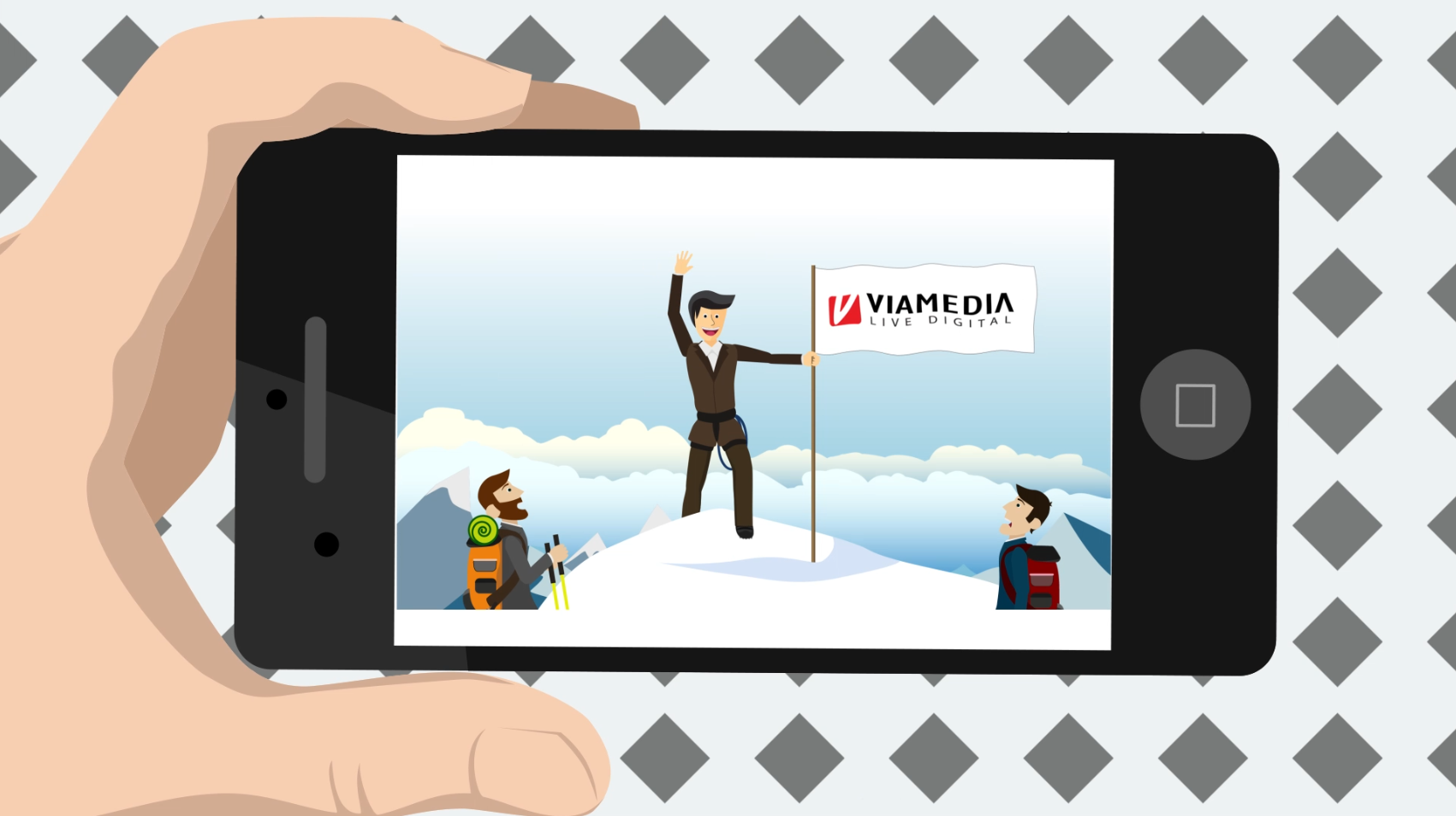 Online marketing with the agency Viamedia (climbers)